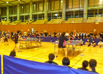 八千代市中学生卓球講習会