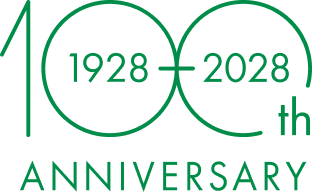 100周年ティザーサイトロゴ