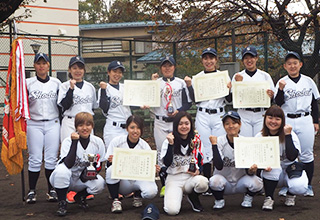 女子軟式野球部秋季リーグ