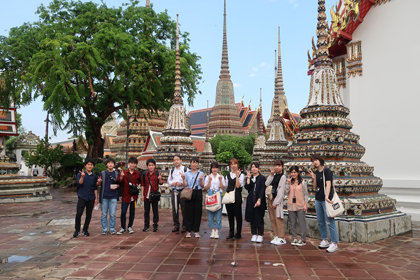 在タイ日本大使館訪問