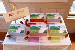 「山武市と、山武市のいちごの魅力を発信するパッケージデザイン」