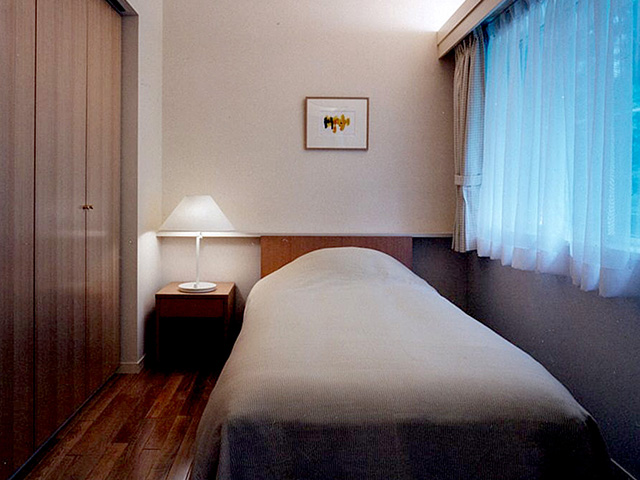 Bedroom in a Single Apartment