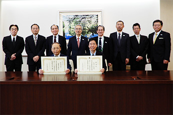 名誉教授称号記授与式