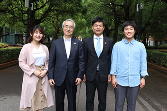 勝俣政務官訪問