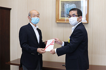 京成電鉄様マスク寄贈