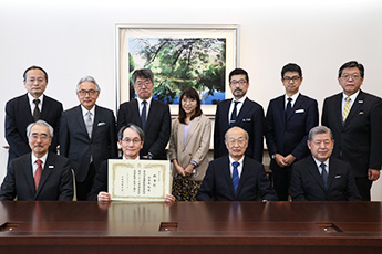 名誉教授称号記授与式