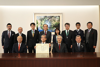 名誉教授称号記授与式