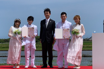 田んぼアート in 山武市