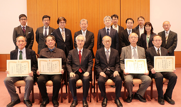 名誉教授称号記授与式