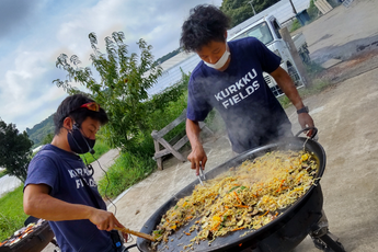 イノシシ出汁焼きそば