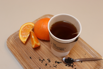 アールグレイとオレンジのホットティー