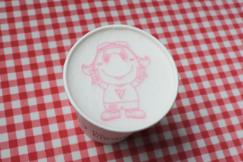 千葉ジェッツアートカフェラテ