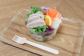 鴨肉と水菜の和風サラダ