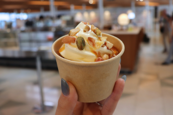 キャラメルナッツバニラソフト