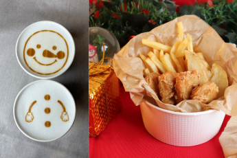 ミルクティー＆ナゲポテバスケット