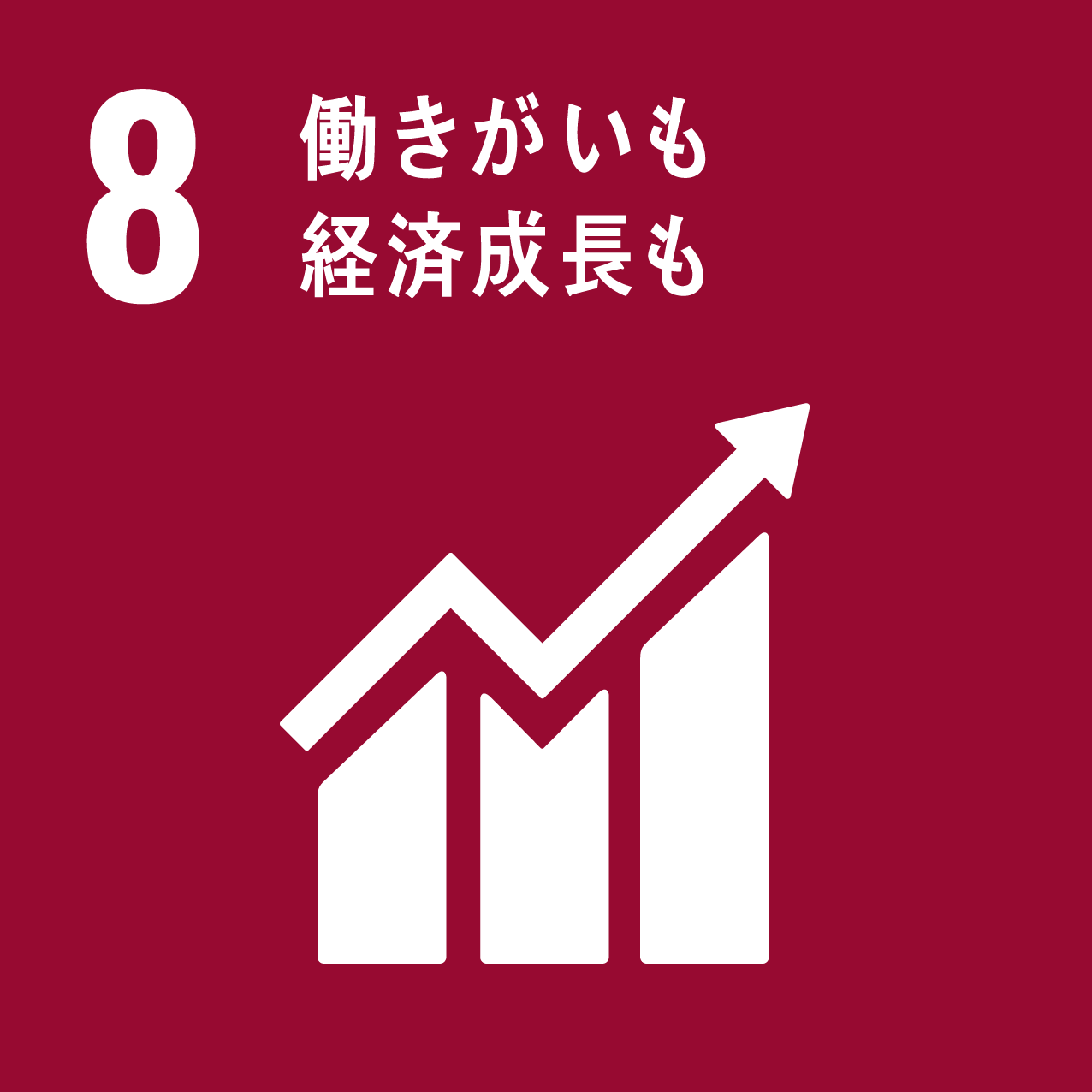 SDGs目標8働きがいも 経済成長も