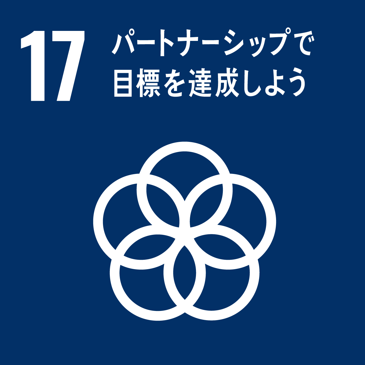 SDGs目標17パートナーシップで目標を達成しよう
