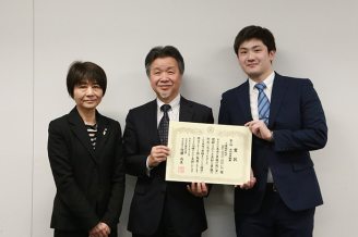 西尾教授、深沢さん